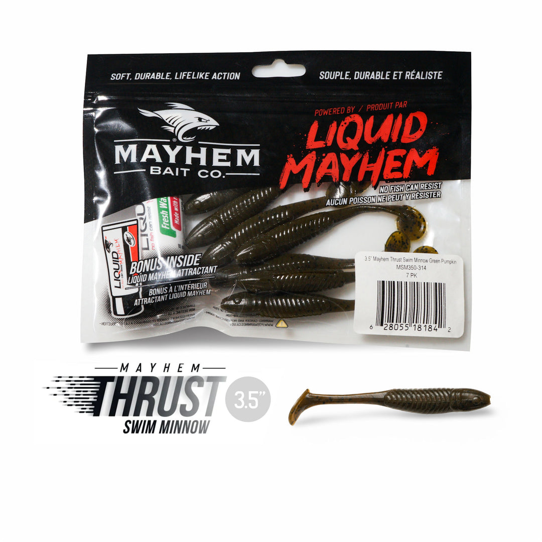 fish lure liquid Mayhem Thrust Swim Minnow – LIQUID MAYHEM