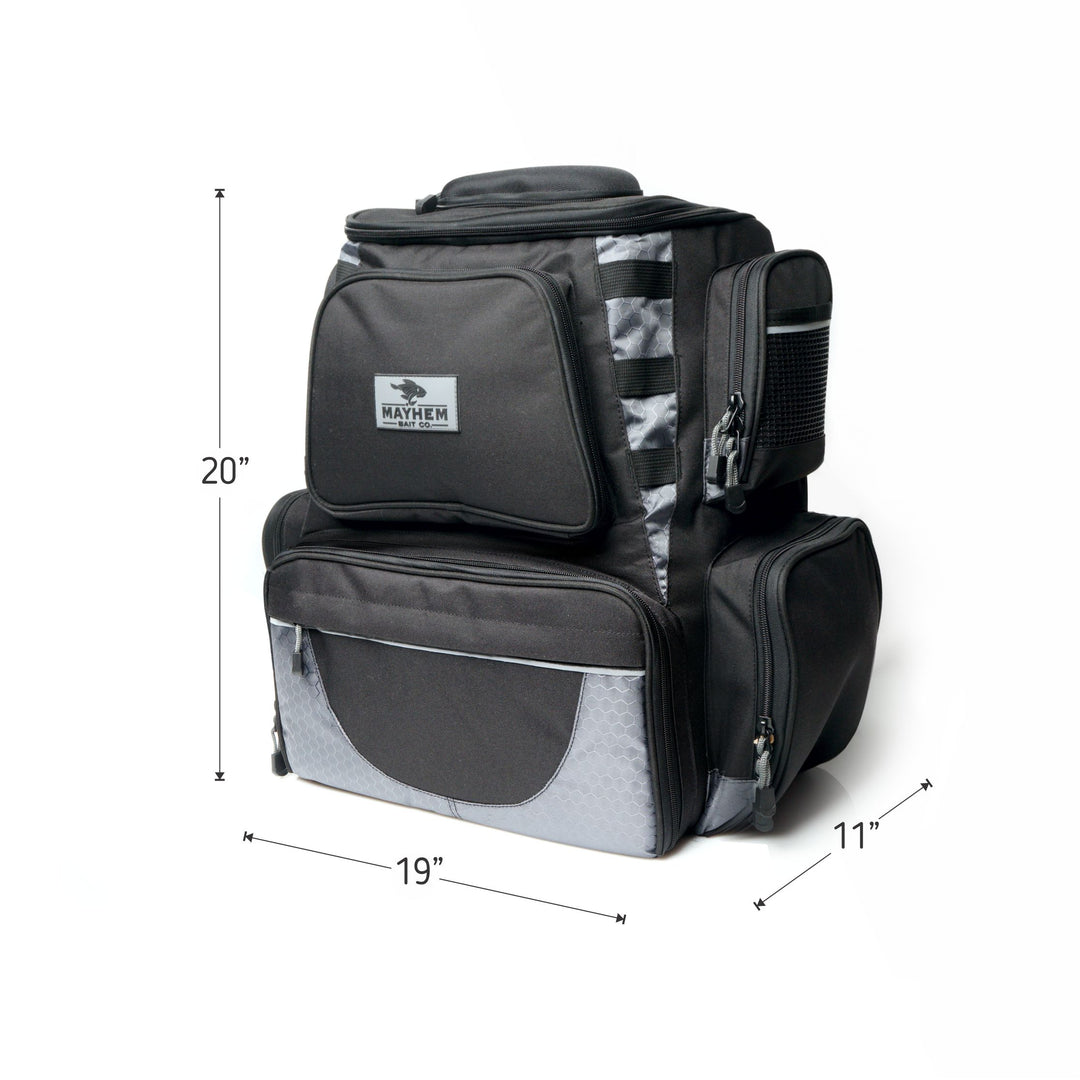 Mayhem Bait Co Fishing Tackle Backpack – LIQUID MAYHEM