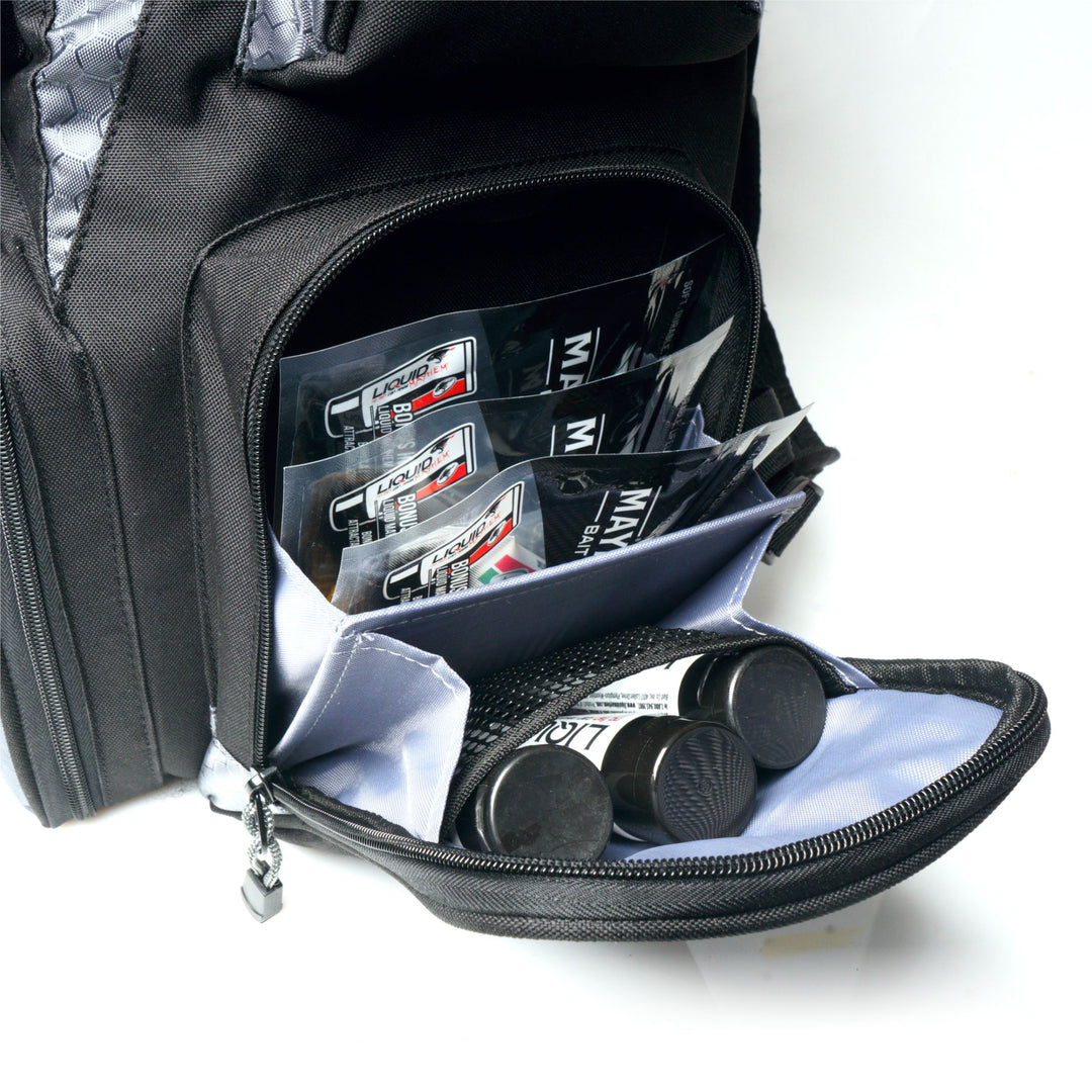 deals on ritual backpack tackle box Mayhem Bait Co Fishing Tackle Backpack – LIQUID MAYHEM